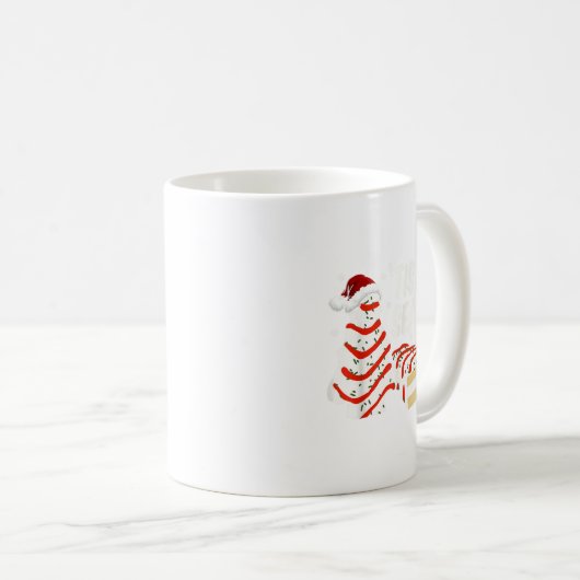Funny das ist die Jahreszeit Design Weihnachtsbaum Kaffeetasse (VorderseiteRechts)