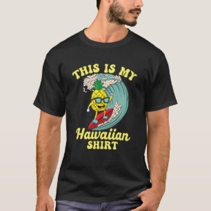 Funny das ist mein hawaiianischer Design Tiki Summ T-Shirt