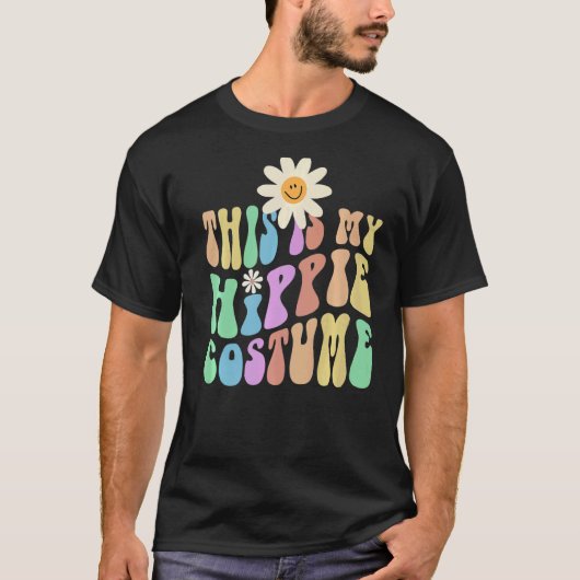 Funny DAS IST MEIN HIPPIE Kostüm Groovy Hipster Pr T-Shirt (Vorderseite)