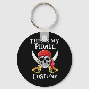 Funny, das ist mein Piratenkostüm Halloween-Kostüm Schlüsselanhänger
