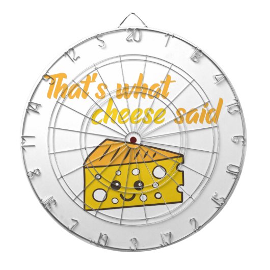 Funny, das sagte der Käse Dartscheibe (vorne)