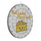Funny, das sagte der Käse Dartscheibe (Vorderseite Links)
