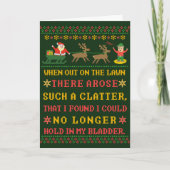 Funny das war die Nacht vor Weihnachten Humorisch (Vorderseite)