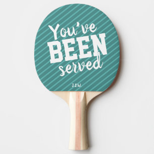 Funny, dass dir Monogram serviert wurde Tischtennis Schläger