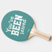Funny, dass dir Monogram serviert wurde Tischtennis Schläger (Seitenansicht)