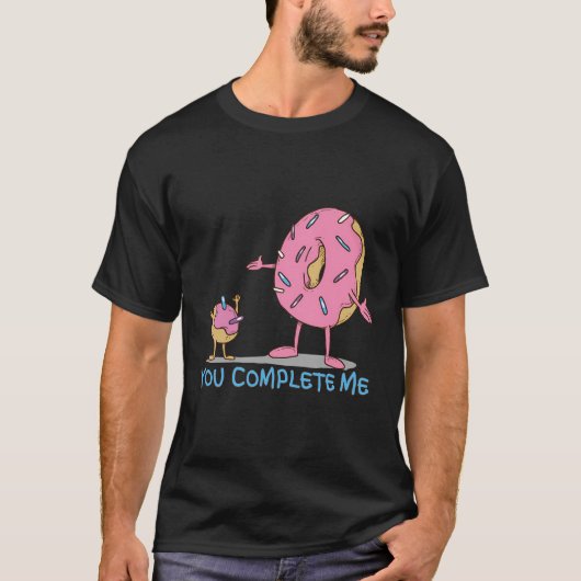 Funny, dass du mich fertig pinkfarben gesprenkelt T-Shirt (Vorderseite)