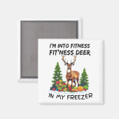 Funny, dass ich in der Fitness bin, dass ich in me Magnet (Vorderseite/Rückseite)