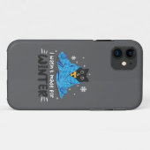 Funny, dass ich nicht für den Winter Niedlichen Ca Case-Mate iPhone Hülle (Rückseite (Horizontal))