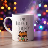 Funny, dass ich unwiderstehlich zu Geld Kaffee Tas Kaffeetasse