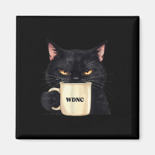 Funny, dass wir Wdnc Club Black Cat Cool Wome nich Magnet