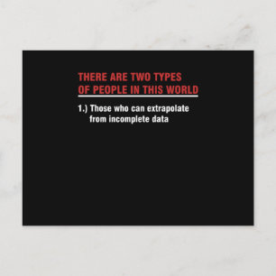 Funny Data Analyst Data Analysis Statistician Data Postkarte
