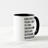 Funny Data Analyst Tasse (VorderseiteRechts)