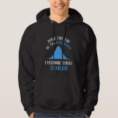 Funny Data Science Bell Curve Computer Programmer Hoodie (Vorderseite)