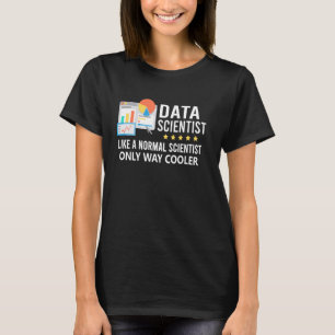 Funny Data Scientists definiert Computerwissenscha T-Shirt