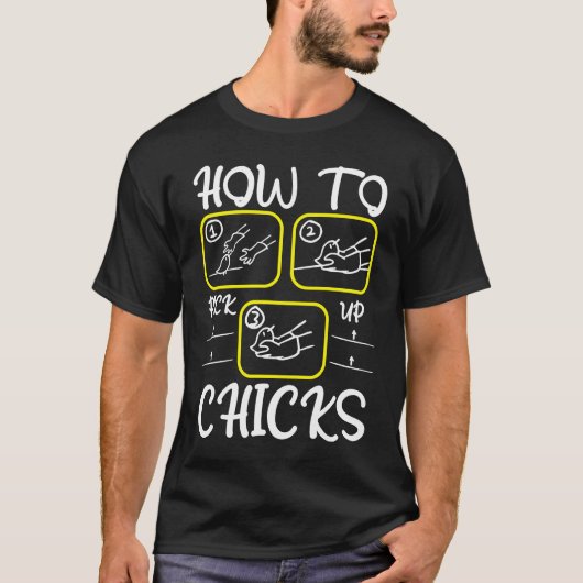 Funny Dating Coach How To Pick Up Chicks Speed Dat T-Shirt (Vorderseite)