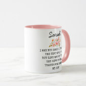 Funny Daughter in Law Gift, Personalisierte Hochze Tasse (VorderseiteRechts)