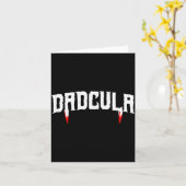 Funny Daula Halloween Dad Mens Costume Vamre Fangs Karte (Gelbe Blume)