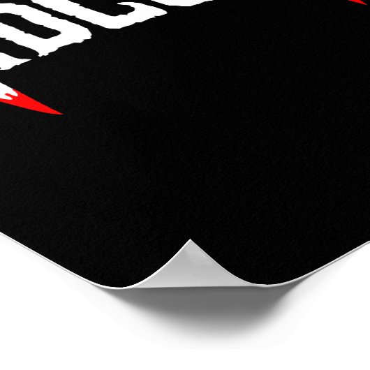 Funny Daula Halloween Dad Mens Costume Vamre Fangs Poster (Ecke)