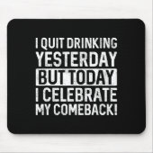 Funny Day Drinking Shirts Men Women Adult Humor Dr Mousepad (Vorne)