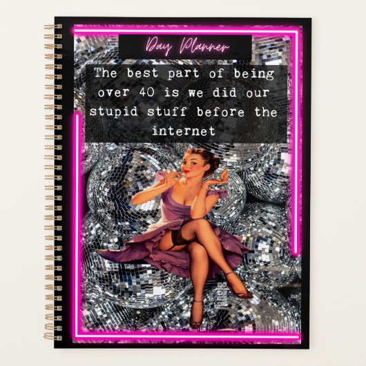 Funny Day Planner/Journal For Women Sassy-Internet Planer (Vorderseite)