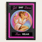 Funny Day Planner/Journal For Women Sassy-Relax Planer (Vorderseite)