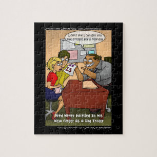 Funny Day Trader Jigsaw Puzzle von Rick London