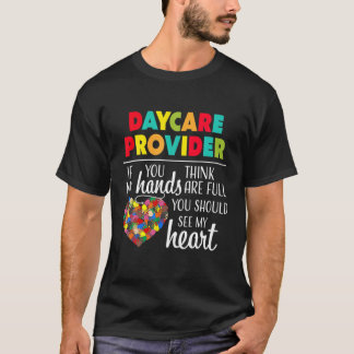 Funny Daycare Provider Kinderbetreuung Niedlicher T-Shirt