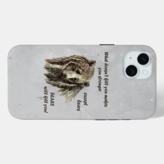 Funny De Motivierend Quotierbären bringen dich um Case-Mate iPhone Hülle (Rückseite (Horizontal))