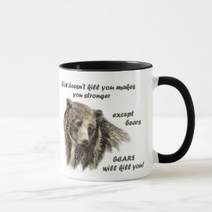 Funny De Motivierend Quotierbären bringen dich um Tasse