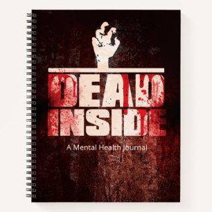 Funny Dead Inside Zombie Journal Notizblock