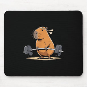 Funny Deadlift Capybara Niedliche Fitness Capybara Mousepad