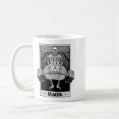 Funny Deadlifts Weightlifter Skeleton Halloween Gy Kaffeetasse (Links)