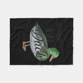 Funny Dear Autocorrect It's Never Duck Fleecedecke (Vorderseite (Horizontal))