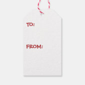 Funny Dear Santa I war Good Holiday Checklist Geschenkanhänger (Rückseite)