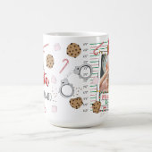 Funny Dear Santa (I was Framed) Mugshot Christmas Kaffeetasse (Mittel)