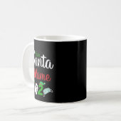 Funny Dear Santa Quote 2020 Christmas I Blame 2020 Kaffeetasse (Vorderseite Links)