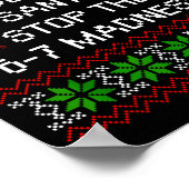 Funny Dear Santa Stop The 67 Madness Ugly Christma Poster (Ecke)