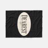 Funny Dearest Costume  Fleecedecke (Vorderseite (Horizontal))