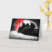 Funny Death Happy Birthday Karte (Gelbe Blume)