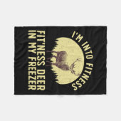 Funny Death Junting Art for Men Fantastische Bergw Fleecedecke (Vorderseite (Horizontal))