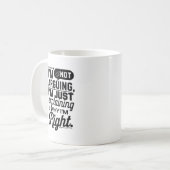 Funny Debate - ich streite nicht, genau richtig Kaffeetasse (Vorderseite Links)