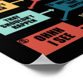 Funny Debugger Programmer - Überlappung Poster (Ecke)