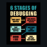 Funny Debugger Programmer - Überlappung Poster<br><div class="desc">Funny Gift für Programmierer,  Software-Entwickler oder Coding-Enthusiasten. Gut,  wenn Liebe zu Code,  Debuggen,  Programmierung oder Web-Entwicklung und Informatik. Weihnachten oder Geburtstag Gegenwart zum Vater.</div>