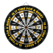 Funny Decision Maker - Beer Drinker Edition Dartscheibe (vorne)