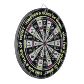 Funny Decision Maker - Wine Drinker Edition Dartscheibe (Vorderseite Links)