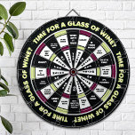 Funny Decision Maker - Wine Drinker Edition Dartscheibe<br><div class="desc">Warum verschwenden Sie wertvolle Zeit mit Denken durch Ihre Entscheidungen? JETZT BRAUCHST DU NICHT ZU! Das ist richtig, mit dem "Time for Wine Decision Maker Dartboard" werfen Sie einfach einen Dart und planen Ihren Abend, je nachdem, wo er landet. Oder, wenn Ihnen die Antwort nicht gefällt, werfen Sie einen anderen...</div>