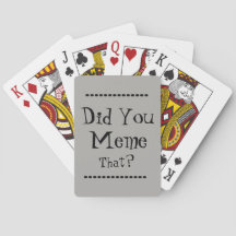 Funny Deck of Cards Vater Geschenk "Hast du das ge