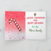 Funny Deck Y’all Family Christmas Card Karte (Innenseite)