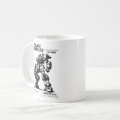 Funny Declare-Variablen nicht Kriegskrieger-Coder Kaffeetasse (Vorderseite Links)