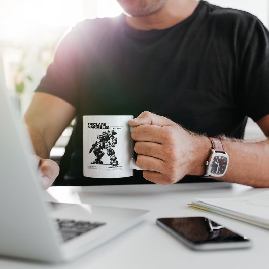 Funny Declare-Variablen nicht Kriegskrieger-Coder Kaffeetasse